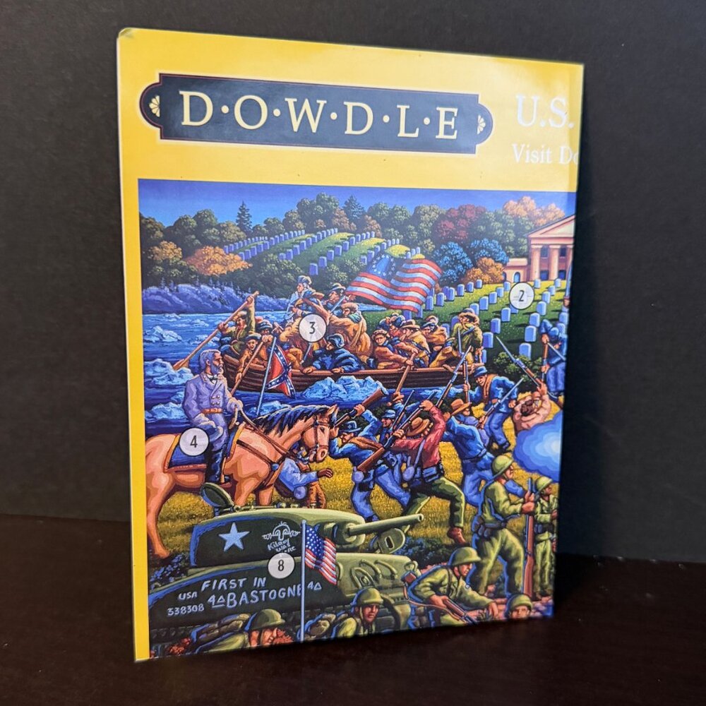 Dowdle Folk Art "U.S. Army" Military Puzzle 500 Pieces 16" x 20" - Picture 5 of 6